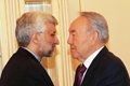 Назарбаев встретился с секретарем Высшего совета национальной безопасности Ирана в Алматы