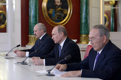 Воссоединение пространств... Договор о Евразийском экономическом союзе будет подписан в мае