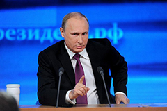 «…мы защищаем свою самостоятельность, свой суверенитет и право на существование»... Большая пресс-конференция Владимира Путина