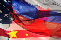 Нелюбовный треугольник... Причины обострения отношений США и России нужно искать в Китае